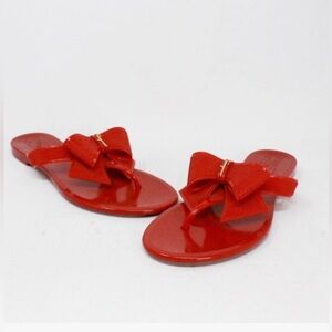 Salvatore Ferragamo Burgundy Shoe Box